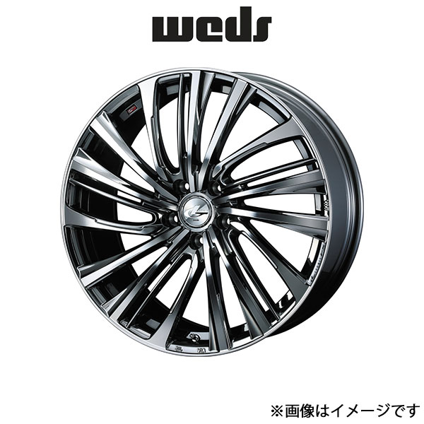 ウェッズ レオニス FS アルミホイール 1本 デリカD:5 CV1W 19インチ ブラックメタルコート/ミラーカット 0039999 WEDS LEONIS FS