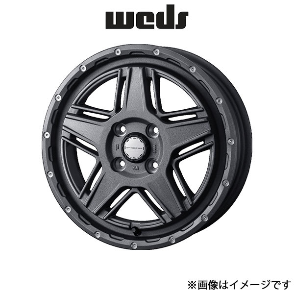 ウェッズ ウェッズアドベンチャー マッド ヴァンス 07 アルミホイール 4本 ミライース LA300系 14インチ フリントグレイ 0040541 WEDS