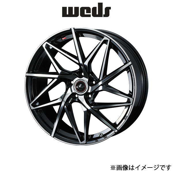 ウェッズ レオニス IT アルミホイール 1本 デリカD:5 CV1W 19インチ パールブラック/ミラーカット 0040625 WEDS LEONIS IT