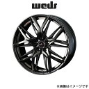 ウェッズ レオニス LM アルミホイール 1本 デリカD:5 CV1W/CV5W 19インチ パールブラックミラーカット/チタントップ 0040841 WEDS LEONIS 1