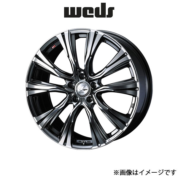 ウェッズ レオニス VR アルミホイール 4本 デリカD:5 CV2W/CV4W 19インチ ブラックメタルコート/ミラーカット 0041281 WEDS LEONIS VR