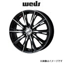 ウェッズ レオニス WX アルミホイール 4本 フレア MJ34S/MJ44S 15インチ ブラックミラーカット 0033860 WEDS LEONIS WX