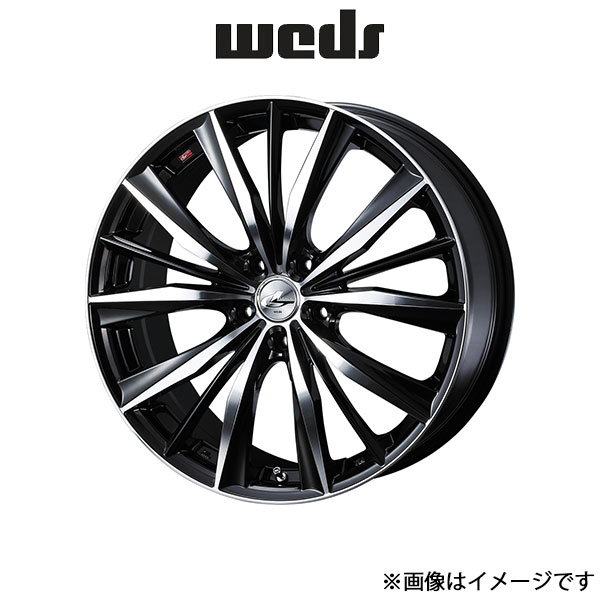 ウェッズ レオニス VX アルミホイール 4本 ステップワゴン RK1/RK2/RK5/RK6 18インチ ブラックミラーカット 0033277 WEDS LEONIS VX