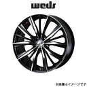 ウェッズ レオニス VX アルミホイール 4本 エルグランド E51 19インチ ブラックミラーカット 0033286 WEDS LEONIS VX