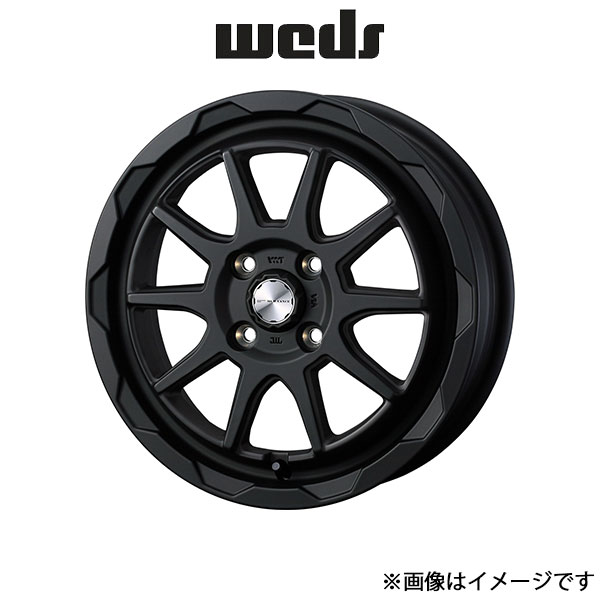 ウェッズ ウェッズアドベンチャー マッド ヴァンス 06 アルミホイール 4本 ルークス B4#A 15インチ フルマットブラック 0040202 WEDS