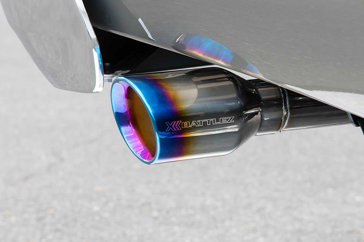 JAOS ジャオス BATTLEZ マフラー ZS-S TC チタンカラーテール ハイラックス 125系 Z“GR SPORT” 21.10〜 B708098TC