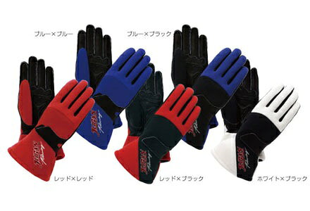 JURAN/ジュラン レーシンググローブ ADVANCE ホワイト×ブラック L 353931