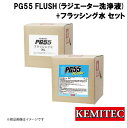 KEMITEC/ケミテック PG55SERIES PG55 Flush(ラジエーター洗浄液) 20L+フラッシング水 20L KE-300 速効性 リフレッシュ...