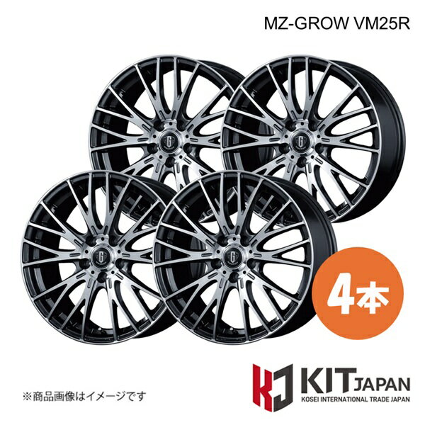 ���ॸ�������� VM25R �ۥ����� 4�ܡ�18��7.0J 5-114.3 INSET48 DMP��KIT JAPAN ���������ƥ� ����ѥ� MZ-GROW VM25R ����:K30035��4