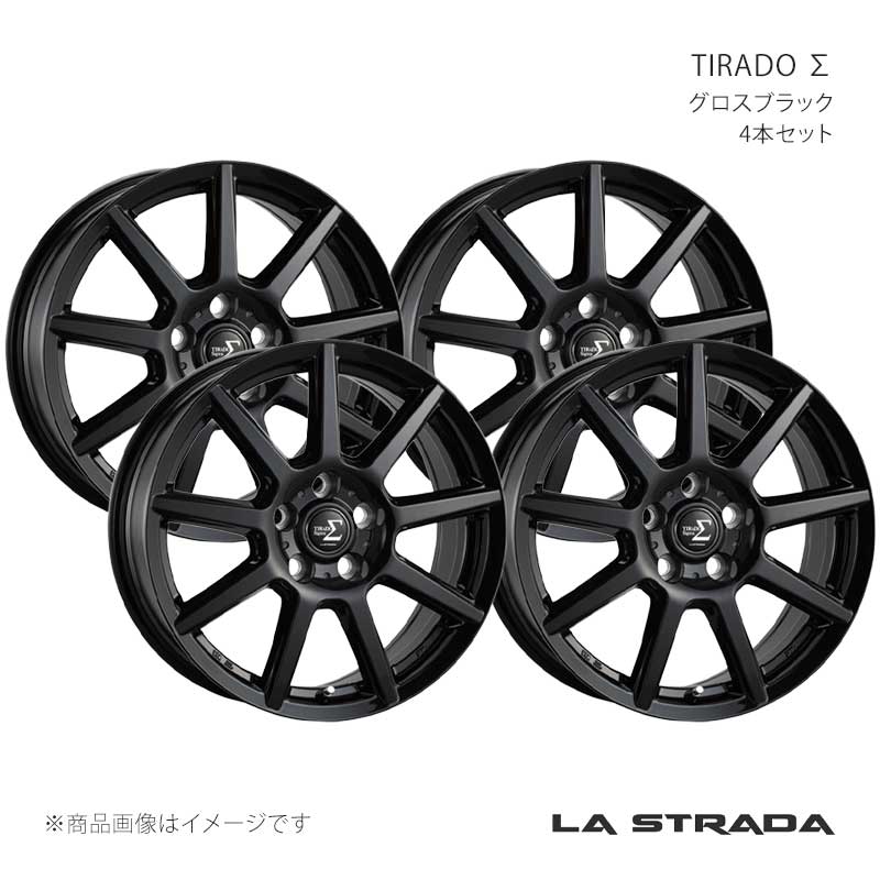 LA STRADA ラ・ストラーダ TIRADO Σ ティラード・シグマ アルミホイール 4本セット...