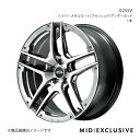 MID EXCLUSIVE/025SV フェアレディZ RZ34 アルミホイール1本【18×8.0J 5-114.3 INSET42 ハイパーメタルコート/ブラッシュド/アンダーカット】(2)