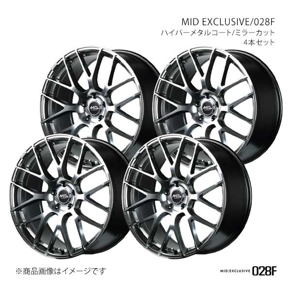 MID EXCLUSIVE/028F キックス P15 アルミホイール4本セット【18×7.0J 5-114.3 INSET48 HMC】M65487057348HS50×4
