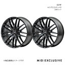 MID EXCLUSIVE/029F クラウン GRS204 アルミホイール2本セット【18×8.0J 5-114.3 INSET42 セミグロスガンメタ】(2)