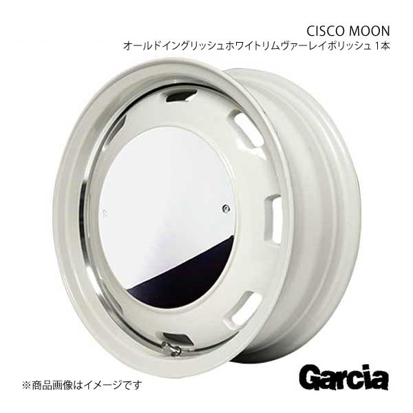 Garcia/CISCO MOON トッポ H82A アルミホイール 4本セット【14×4.5J 4-100 INSET45 オールドイングリッシュホワイトリムヴァーレイポリッシュ】