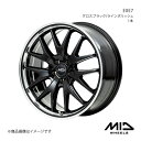 MID WHEELS/EXE7 アテンザ/アテンザワゴン GJ系 アルミホイール1本【17×7.0J 5-114.3 INSET50 グロスブラック/ラインポリッシュ】(2)