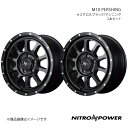 NITRO POWER/M10 PERSHING ミラ イース 300/310系 アルミホイール2本セット【14×4.5J 4-100 INSET45 セミグロ...