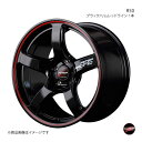 RMP RACING/R50 トッポ H82A アルミホイール 1本 【15×5.0J 4-100 INSET45 ブラック/リムレッドライン】(2)
