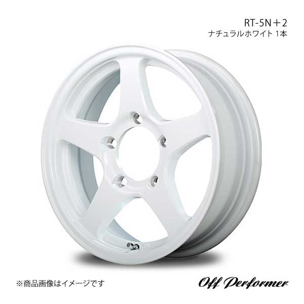 Off Performer/RT-5N＋2 ジムニー 64系 アルミホイール 4本セット【16×5.5J 5-139.7 INSET22 ナチュラルホワイト】