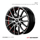 SCHNEIDER/RX27 R2 RC系 アルミホイール 1本 【13×4.0B 4-100 INSET43 ブラックメタリックポリッシュ+アンダーカットレッドクリアー】(2)