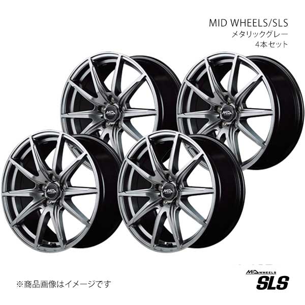 MID WHEELS/SLS レガシィツーリングワゴン BR9 アルミホイール4本セット【17×7.0J 5-100 INSET50 MGR】V998770533500A00×4