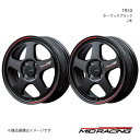 MID RACING/TR50 アトレーワゴン S300系 アルミホイール2本セット【15×5.0J 4-100 INSET45 ターマックブラック】