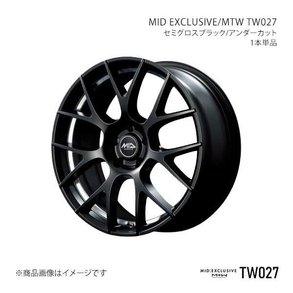 MID���������롼����/MTW TW027 ����ߥۥ�����1�ܡ�18��7.0J 5-114.3 INSET40 SBU��MID EXCLUSIVE/MTW TW027 X18A870573400301��1