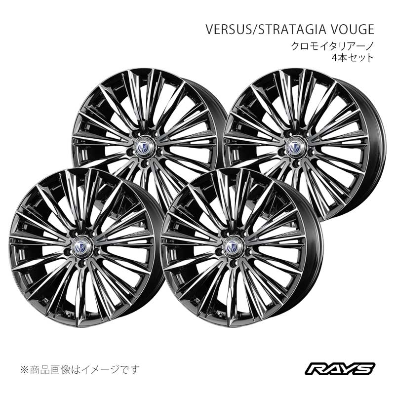 RAYS レイズ ベルサス ストラテジーア ヴォウジェ アルミホイール4本セット【19×8J 5-120 INSET38 RB】11959803821RB×4