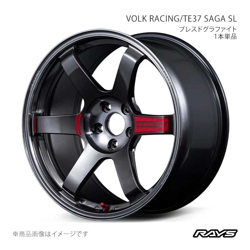 RAYS ボルクレーシング TE37 サーガ SL ランサーエボリューション10 ZC4A フロント/リア共用 ホイール4..