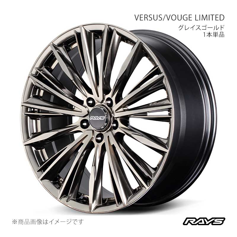 RAYS レイズ ベルサス ヴォウジェリミテッド アルミホイール1本単品【20×8.5J 5-112 INSET38 GG】12310853820GG