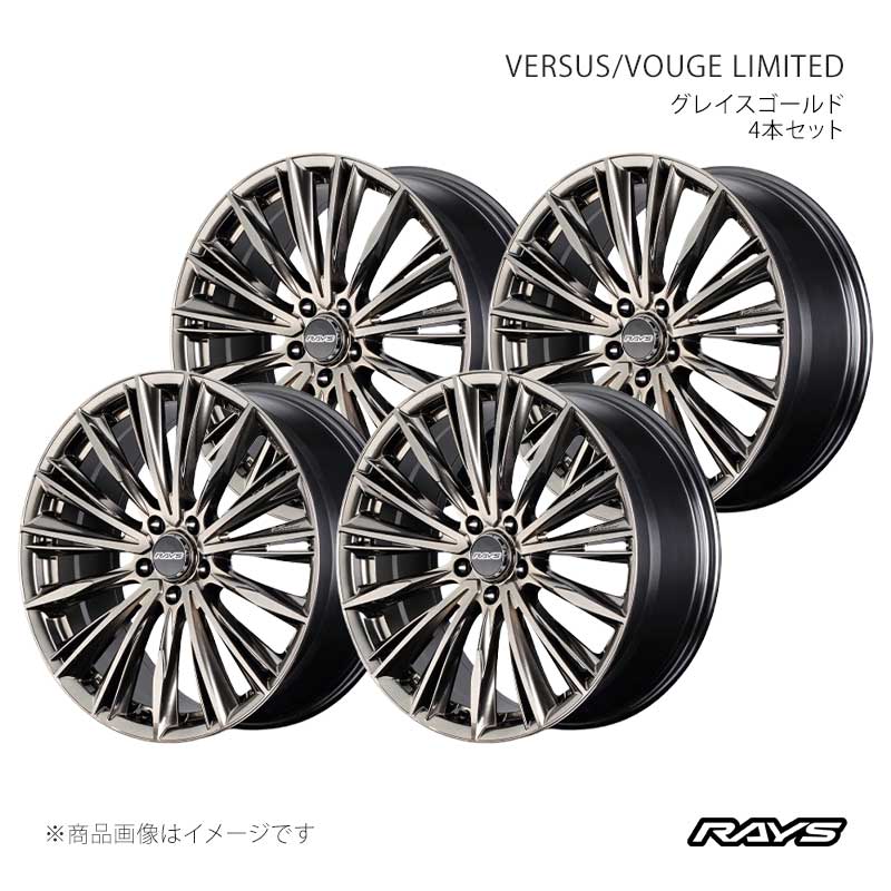 RAYS レイズ ベルサス ヴォウジェリミテッド アルミホイール4本セット【20×8.5J 5-112 INSET45 GG】12310854520GG×4