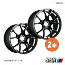 SSR エスエスアール GTX02 ホイール 2本 BRZ ZC6 S【17×7.0J 5-100 INSET48 グロスブラック】