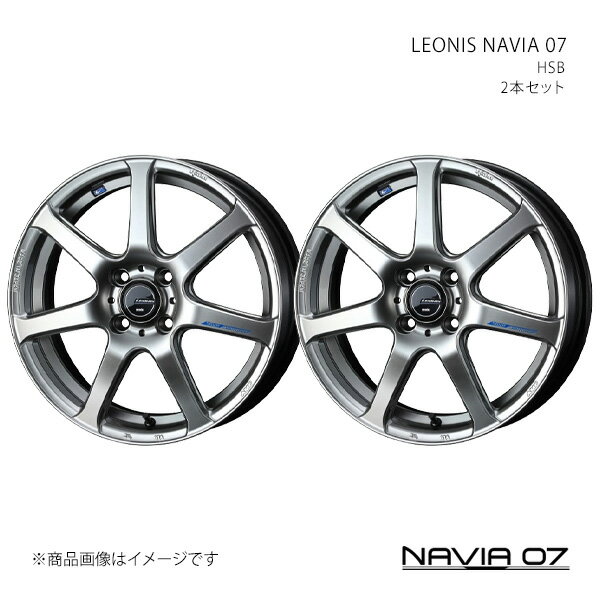 15 inches - LEONIS NAVIA 07 レオニス ナヴィアゼロセブン ホイール 2本セット 0039555×2 【15×4.5J 4-100 INSET45 HSB】