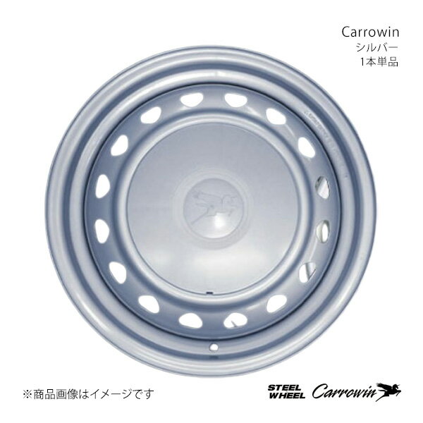 キャロウィン プリウス 30系 スチールホイール1本単品 0014024【15×6J 5-100 INSET45 】