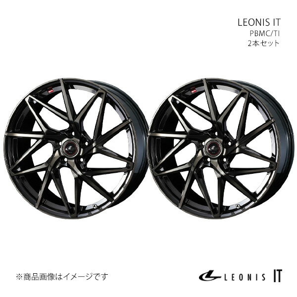 LEONIS IT RENAULT メガーヌ ルノースポール(BBM5P) アルミホイール 2本セット 0040614×2【18×8.0J 5-114.3 INSET42 PBMC】