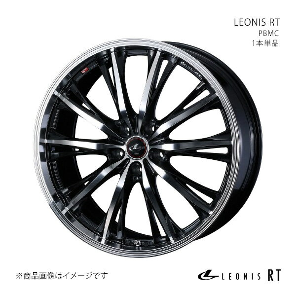 LEONIS RT エクシーガ YA系(ブレンボキャリパー除く) ホイール 1本単品 0041186【18×7.0J 5-100 INSET47 パールブラックミラー】