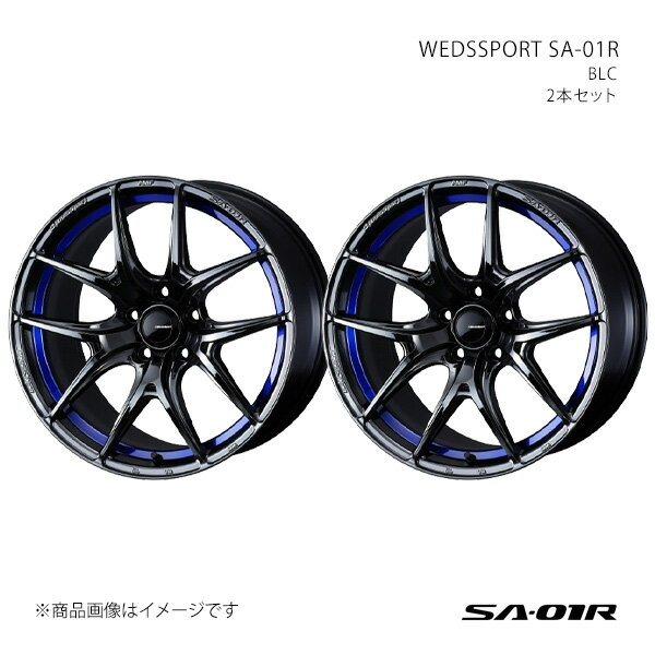 SA01R エスエーゼロイチアール ノア 80系/3ナンバー車 アルミホイール2本セット 0074693×2【18×7.5J 5-114.3 INSET45 】(2)