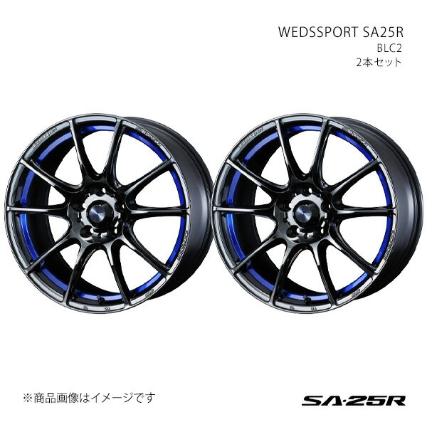 SA25R アクセラ BK系 アルミホイール2本セット 0073723×2【17×7.5J 5-114.3 INSET45 BLC2】