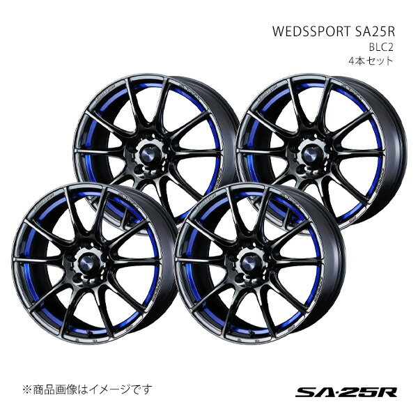 SA25R シルビア S15 アルミホイール4本セット 0073741×4【18×8.5J 5-114.3 INSET35 BLC2】