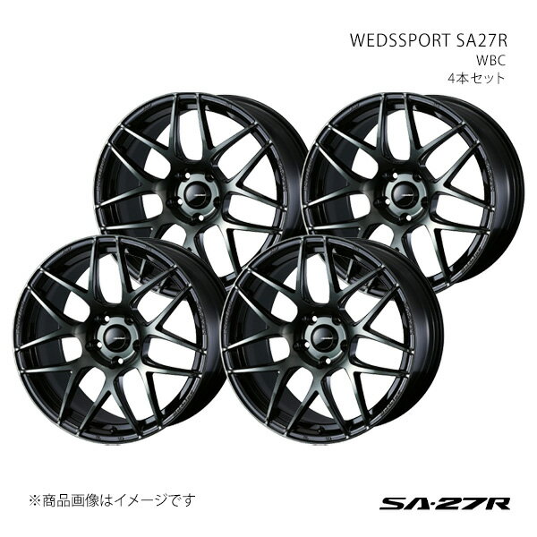 SA27R エスエーニーナナアール レガシィB4 BL系(ブレンボキャリパー除く) アルミホイール4本セット 0074173×4【18×7.5J 5-100 INSET45 WBC】