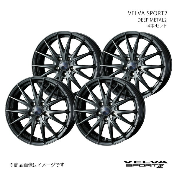VELVA SPORT2 レガシィB4 BL系(ブレンボキャリパー除く) アルミホイール 4本セット 0039636×4【17×7J 5-100 INSET48 DEEP METAL2】