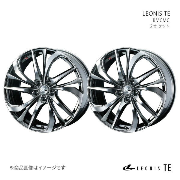 LEONIS TE レガシィB4 BL系(ブレンボキャリパー除く) ホイール 2本セット 0038766×2【17×7.0J 5-100 INSET47 BMCMC(ブラックメタルコートミラーカット)】