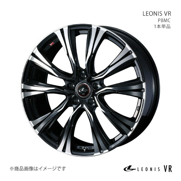 LEONIS VR RENAULT メガーヌ ルノースポール(BBM5P) ホイール 1本単品 0041271【18×8.0J 5-114.3 INSET42 パールブラックミラー】