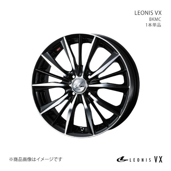 LEONIS VX レオニス ブイエックス ホイール 1本単品 0033248 【16×6.0J 4-100 INSET45 BKMC】