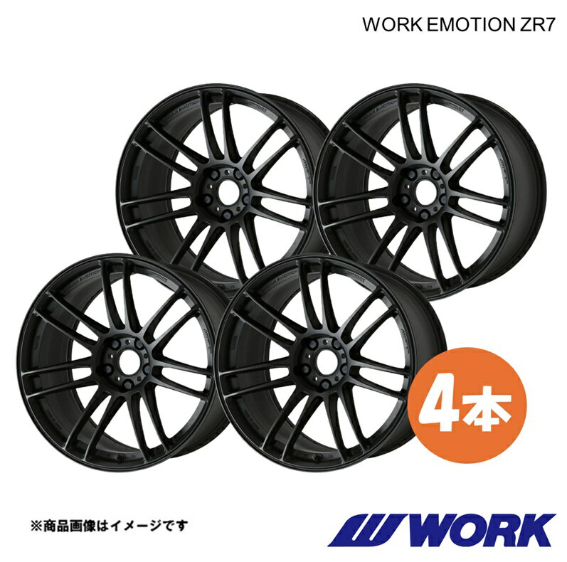 WORK ワーク ホイール 4本 ワークエモーションZR7 1ピース エクリプスクロス DBA-GK1W【19×8.5J 5-114.3 INSET45 MBL】WORK EMOTION ZR7