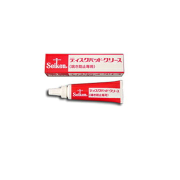制研化学工業 [製品仕様]: メーカー 品番 容量 制研化学工業 CF305 60g ・ 「Seiken. DISC PAD GREASE」は、ベントングリースに耐熱性の優れた固体潤滑剤を添加したペースト状のグリースで、寿命が長く劣化しにくい特性を持っています。 ・ 隙間部分に少量塗布するだけで「鳴き」防止に優れた効果があります。 ・ 排気系ボルト類の焼付防止にも効果を発揮します。 (※注).用途以外のご使用はおさけくだい。もしディスクパッドの摩擦面に塗布しますとブレーキが効かなくなる恐れがあり大変危険です。 (※注).ピストンシール、ダストカバーなどゴム部品には塗らないで下さい。ゴム性質が損なわれ大変危険です。 特記事項 [ 成分 ] 鉱油(60〜75％)、有機ベントナイト、金属粉末。 [ 概要 ] (1). 各種添加剤を数種類の特殊金属粉末と有機ベントナイトに特殊配合し、共鳴防止対策に優れた効果を発揮します。 (2). 高荷重、防錆、防食性に優れ、-30〜1000℃の広範囲にわたる温度特性を持っています。 (3). Seikenディスクパッドグリースは寿命が長く、塗布面の保持性にも優れており、ブレーキ整備に安心してご使用いただけます。 - - - - - [ 使用上の注意 及び 使用方法 ] (※注).用途以外には使用しないで下さい。 (※注).シムの組付時にパッドの裏金及びピストンでペーストが掻き落とされないようにして下さい。 (※注).ディスクパッドのディスクと接する面(摩擦面)にグリースが付かないように充分注意して下さい。 (1).パッドを引き抜き、ピストンをそこまで戻し、キャリパーの側壁に付着している泥をきれいに落として下さい。 (2).使用箇所の水分や汚れをよくふき取って下さい。 (3).グリースを少量シムの両面に薄く均一に塗って下さい。 (4).不要な部分に付着した場合は、速やかに布で拭き取って下さい。 備考 [取り寄せ] スタッフがご注文確認後 3〜5日(休業日を除く)程度にての出荷予定となります。 欠品/完売の場合には、入手が行えませんがご了承ください。　