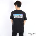 パタゴニア PATAGONIA Tシャツ P-6 LOGO RESPONSIBILI-TEE WHI WHITE BLk Black T SHIRTS アウトドア ギフト 母の日 登山