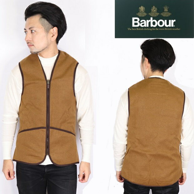 BARBOUR バブアー ベスト WARM PILE WAISTCOAT ZIP-IN LINER VEST(ウォームパイルウェストコート ジップインライナー インナー MADE IN ENGLAND イギリス ハンティング 32 34 36 38 40 42 44