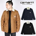 CARHARTT WIP カーハート ワークイン プログレス Fairmount Coat Black I028427 ジャケット ファー ジャケット ストリート ブランド メンズ レディース ユニセックス 刺繍 定番 無地 大きいサイズ ダブルワイピー カバーオール 防寒 コート ランチジャケット