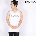 RVCA ルーカ タンクトップ ノースリーブ Tシャツ TWO BAR TANK タンク 格闘技 ジムウェア ティーシャツ サーフ スポーツ ジム カリフォルニア カップルコーデ AVYZT00795 スポーツ