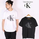 CALVIN KLEIN JEANS Tシャツ カルバンクライン ジーンズ 半袖 メンズ レディース モノグラム ロゴ ティー MONOGRAM LOGO CK ブランド おしゃれ トップス ティーシャツ カルバンクラインジーンズ